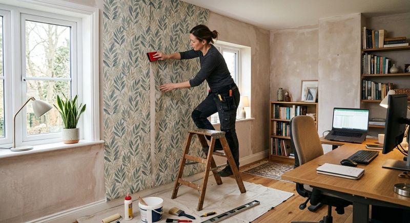 Bedroom Wallpaper Installation in Olathe, KS