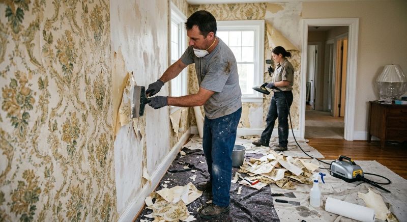 Wallpaper Removal Service in Overland Park, KS