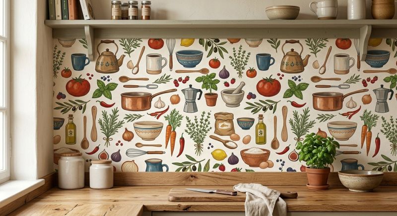 Kitchen Wallpaper Installation in Olathe, KS